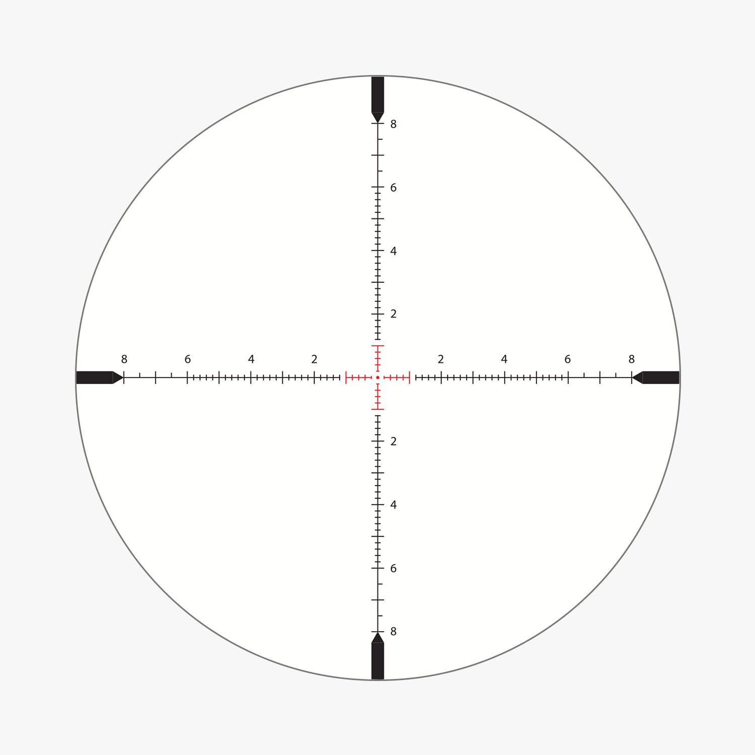 APRS4 SFP IR MIL reticle subtension diagram for the Athlon Midas BTR GEN2 HD 4.5-27x50 Rifle Scope