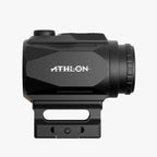 Athlon Midas Flare 1X Prism Sight, straight-on view