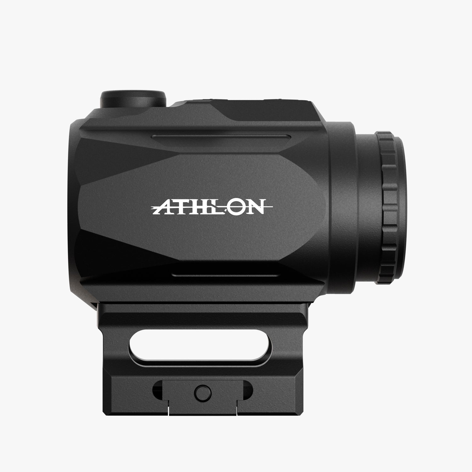 Athlon Midas Flare 1X Prism Sight, straight-on view