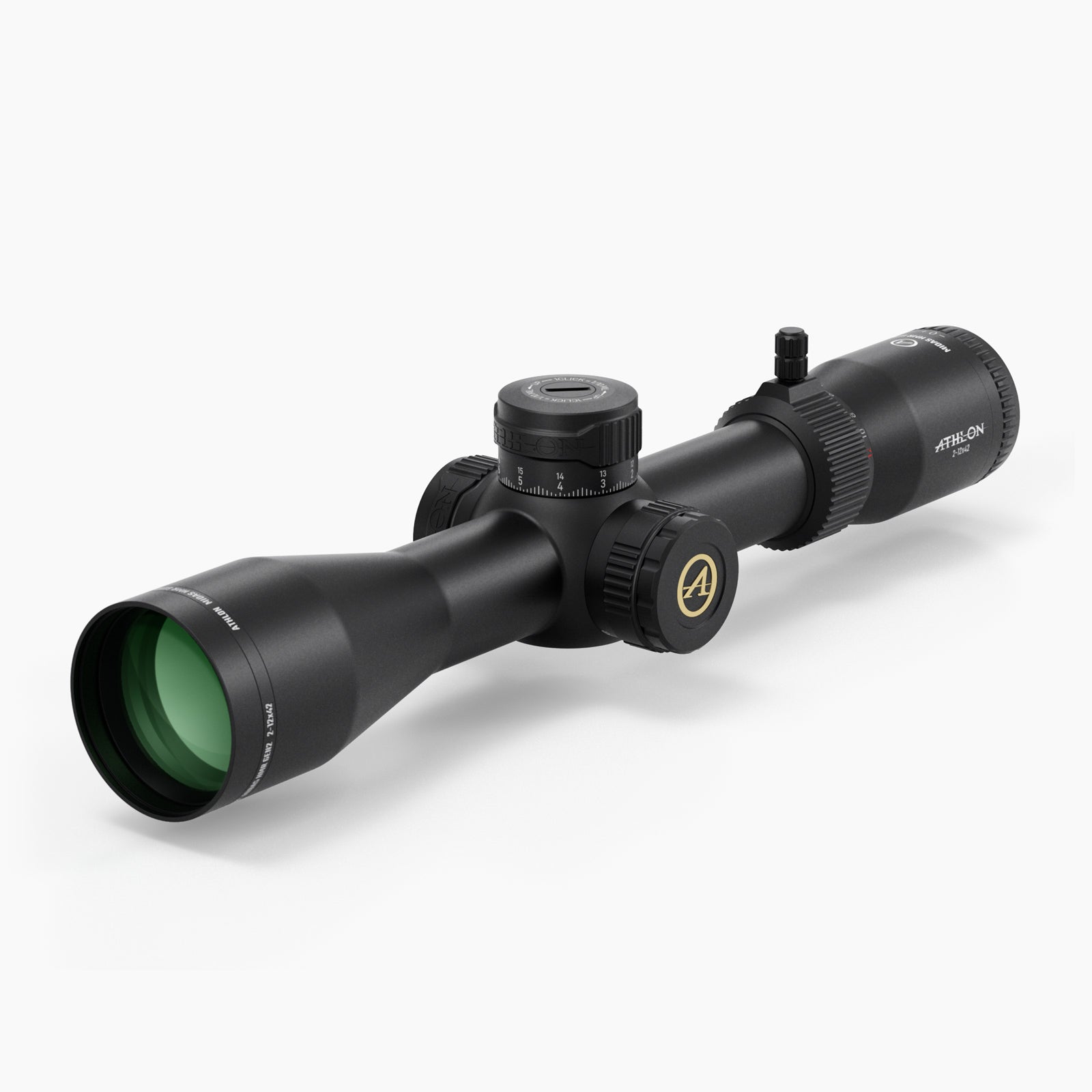 Athlon Midas HMR GEN2 2-12x42 Rifle Scope APRS-H2 MIL, SKU 213057