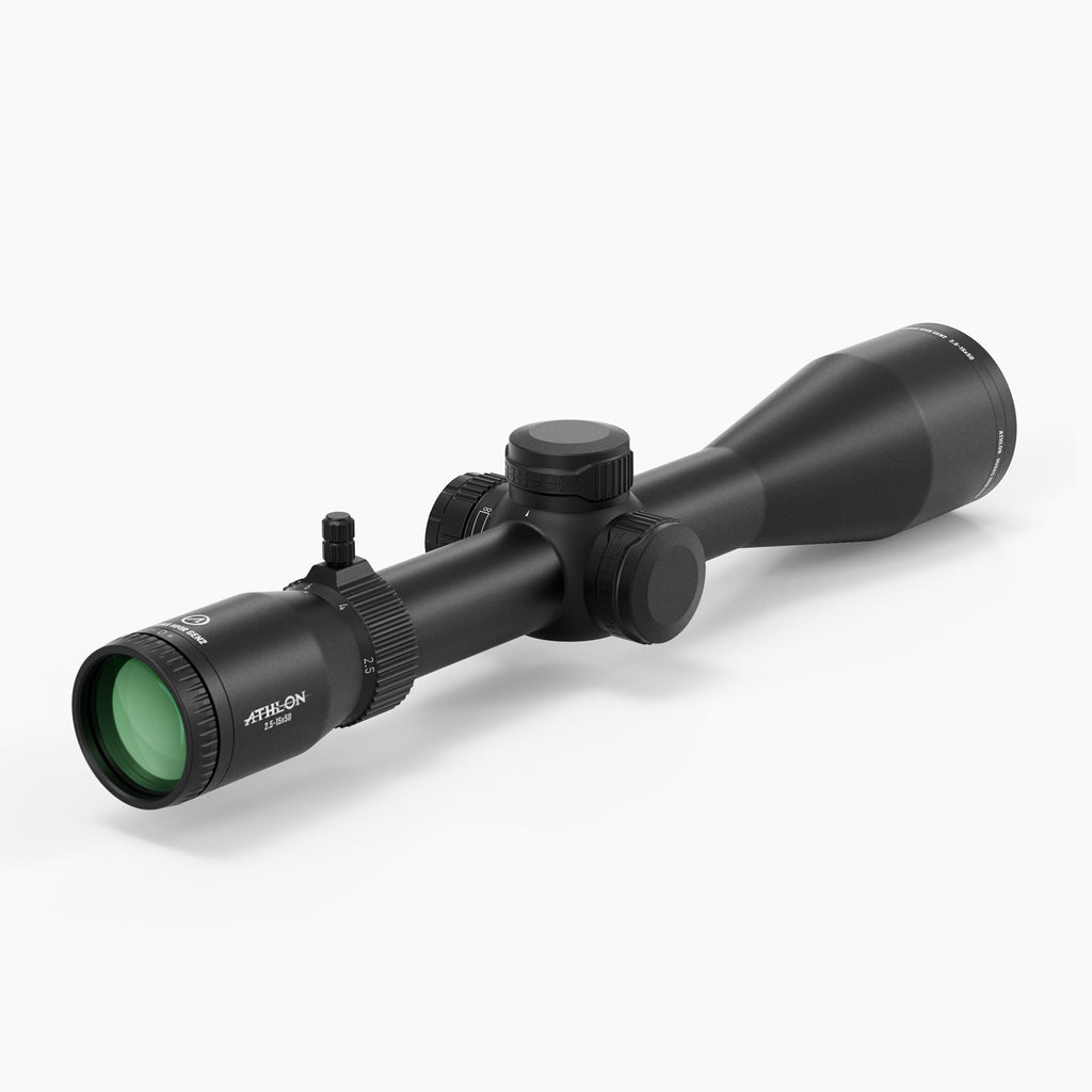 Athlon Midas HMR GEN2 2.5-15x50 Rifle Scope BDC 600A MOA, angled view