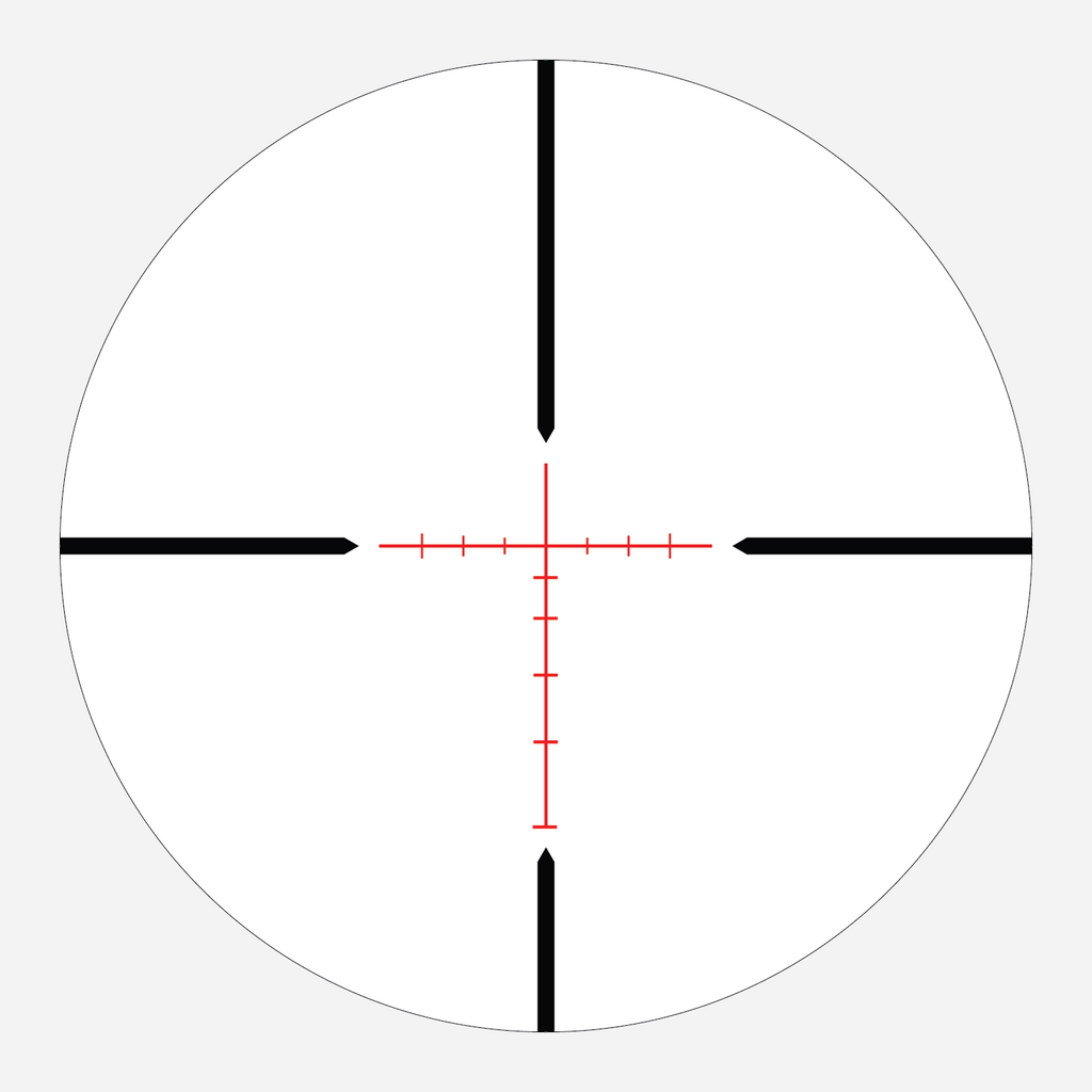 BDC 600A SFP IR MOA reticle subtension diagram for the Athlon Midas HMR GEN2 2.5-15x50 Rifle Scope
