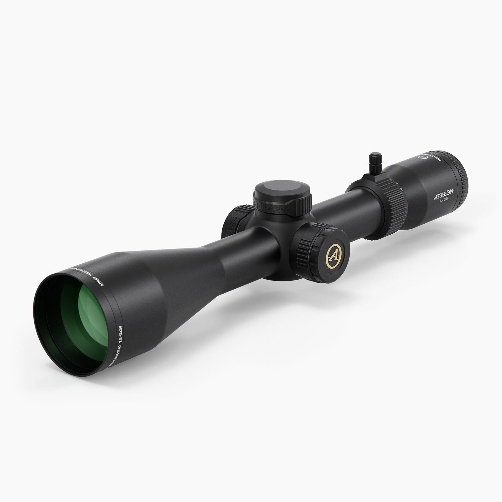 Athlon Midas HMR GEN2 2.5-15x50 Rifle Scope BDC 600A MOA, SKU 213054