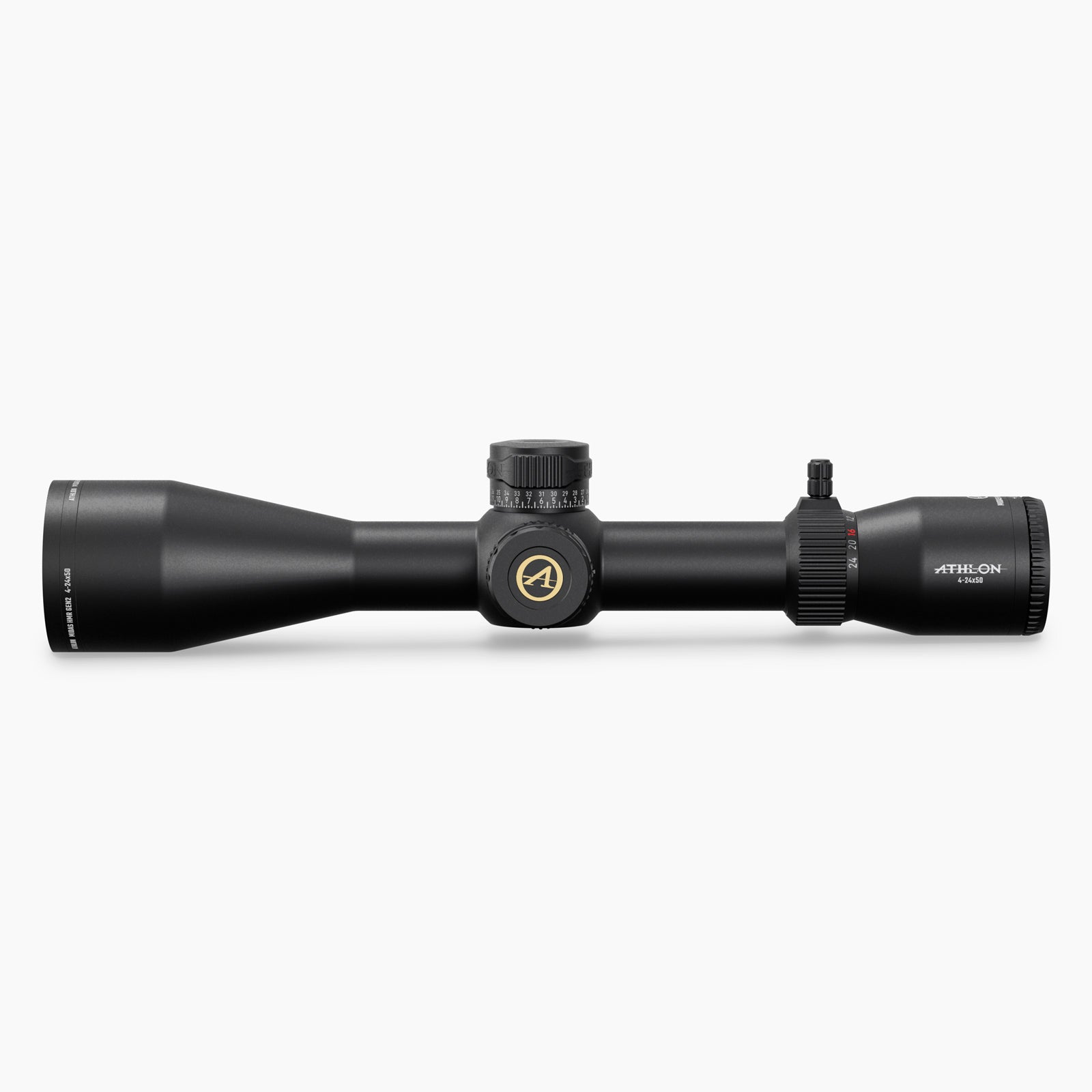 Athlon Midas HMR GEN2 4-24x50 Rifle Scope AHMC1 MOA, side view