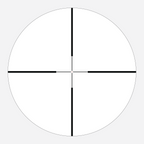 AHMC1 reticle subtension diagram for the Athlon Midas HMR GEN2 4-24x50 Rifle Scope