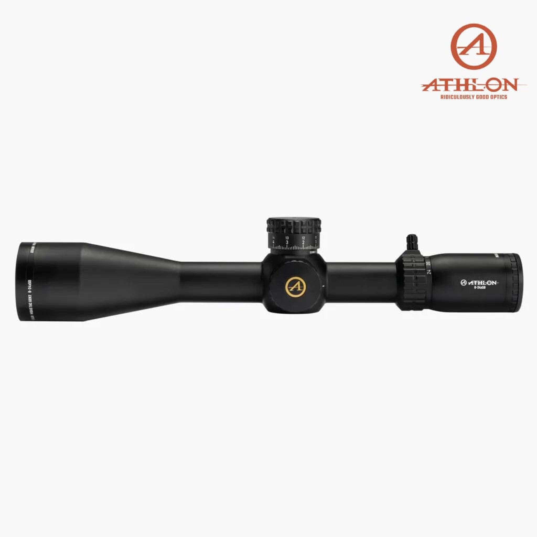 Athlon MIDAS TAC GEN2 HD 6-24×50 Rifle Scope - APRS15 FFP MIL Reticle Rifle Scope Athlon Optics 