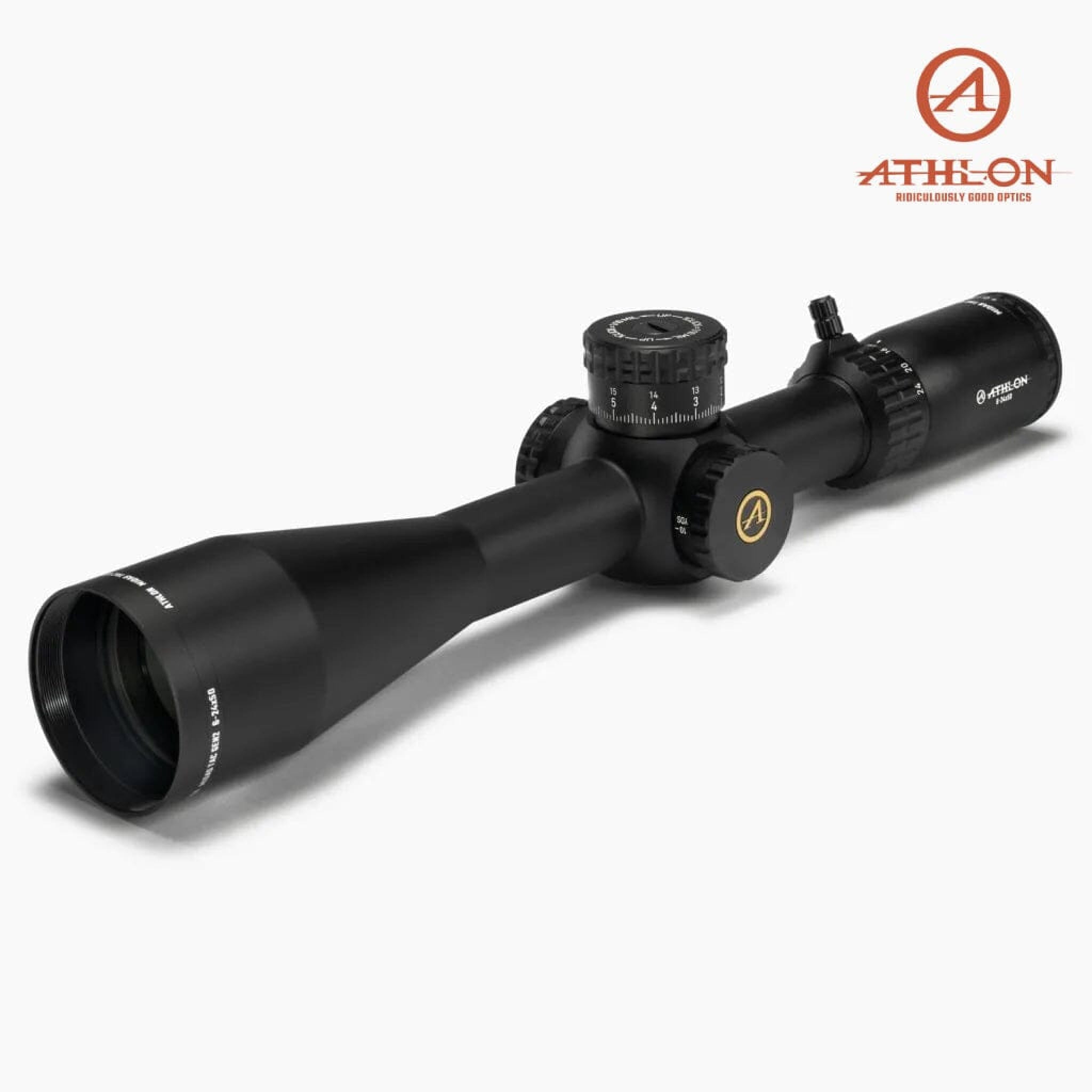 Athlon Midas TAC GEN2 HD 6-24x50 Rifle Scope APRS15 FFP MIL Reticle, SKU 213086J