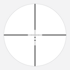 BDC 250M SFP MOA reticle subtension diagram for the Athlon Neos HMR 2-7x32 Rifle Scope