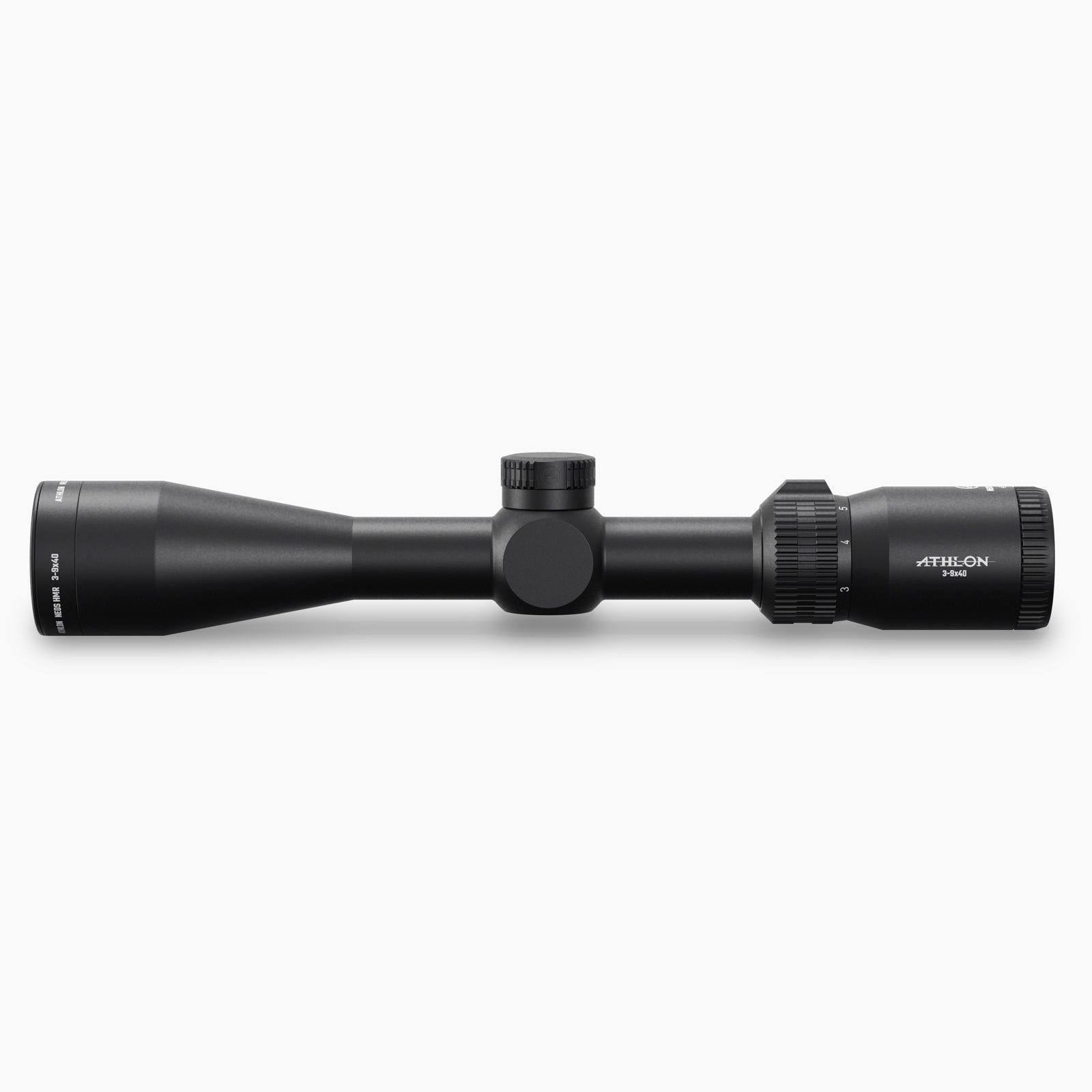 Athlon Neos HMR 3-9x40 Rifle Scope Center-X MOA, side view