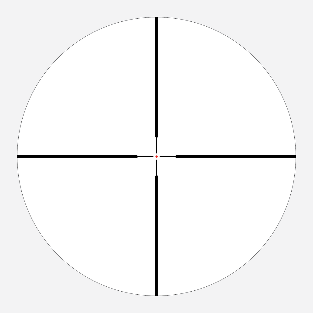 AHMC reticle subtension diagram for the Athlon Neos HMR 3-9x50 Rifle Scope