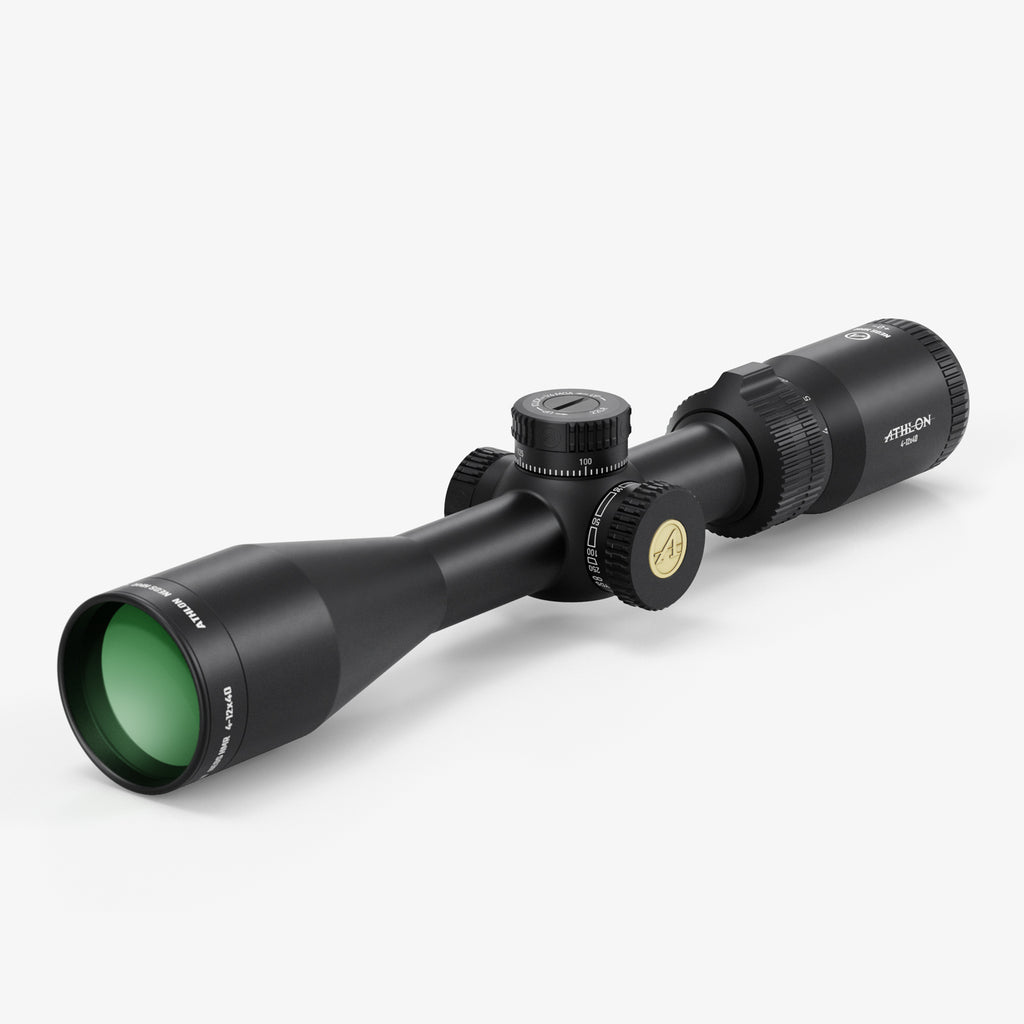 Athlon Neos HMR 4-12x40 Turret Rifle Scope Center-X MOA, SKU 216027