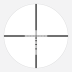 BDC 600 reticle subtension diagram for the Athlon Neos HMR 6-18x50 Rifle Scope