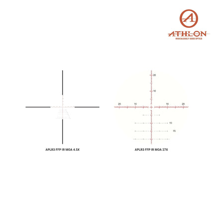 Athlon Optics Ares BTR GEN 2 4.5-27x50 Rifle Scope APLR3 FFP IR MOA Reticle 212008 Rifle Scope Athlon Optics 