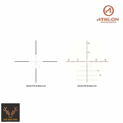 Athlon Optics Ares BTR GEN 2 4.5-27x50 Rifle Scope APLR3 FFP IR MOA Reticle 212008 Rifle Scope Athlon Optics 