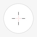 AHSR14 reticle subtension diagram for the Athlon Talos BTR GEN2 1-4x24 LPVO Rifle Scope
