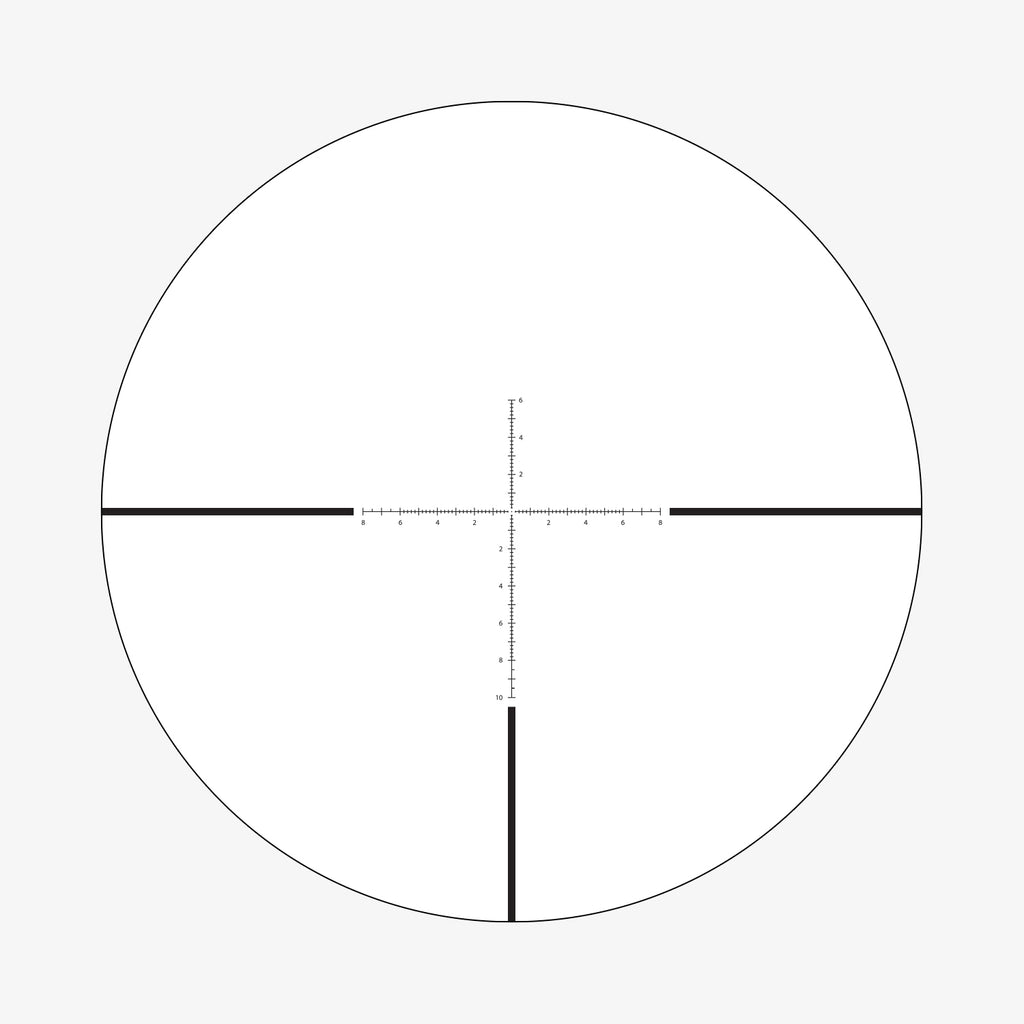 APRS2A SFP MIL reticle subtension diagram for the Athlon Talos BTR GEN2 10x42 Rifle Scope