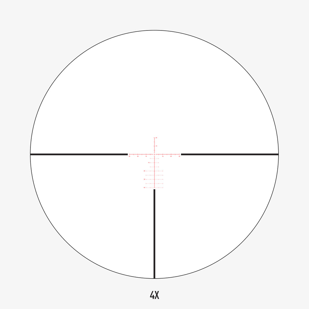 APLR10 reticle subtension diagram for the Athlon Talos BTR GEN2 4-14x44 Rifle Scope
