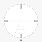 APLR2 FFP IR MIL reticle subtension diagram for the Athlon Talos BTR GEN2 4-14x44 Rifle Scope