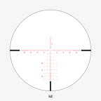 APRS10 FFP IR MIL reticle subtension diagram for the Athlon Talos BTR GEN2 4-14x44 Rifle Scope