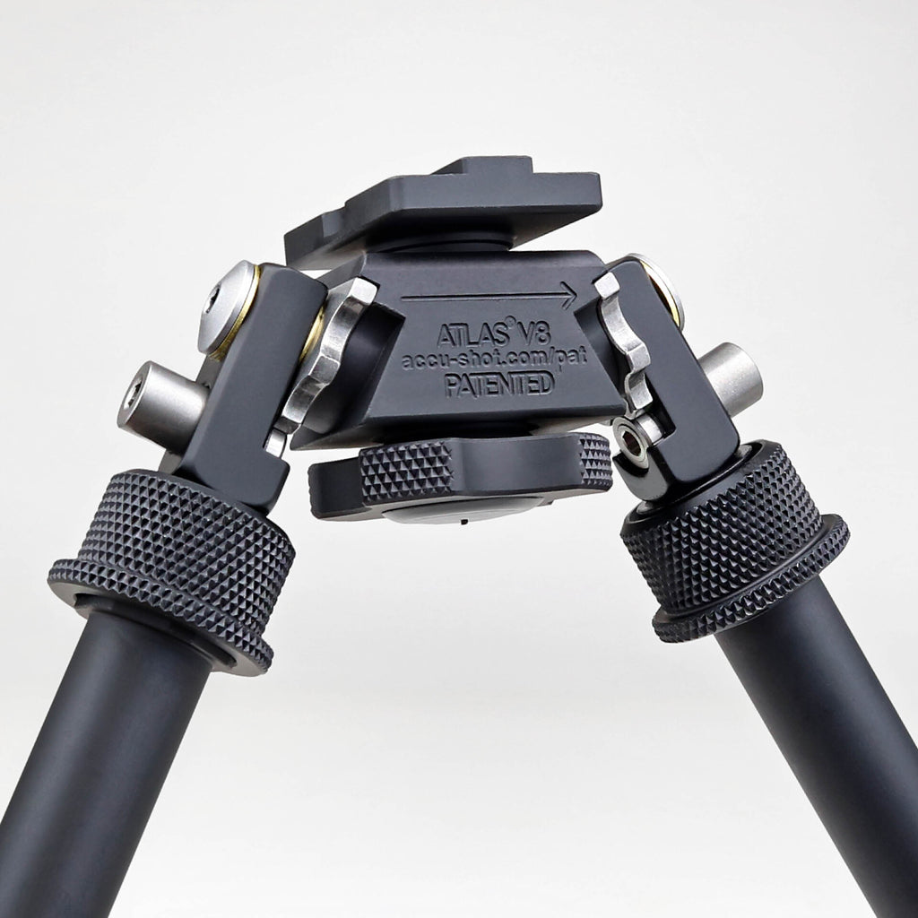 Atlas Bipod BT10-NC PLUS V8 No Clamp with ADM QD ARCA Mount, product image 2