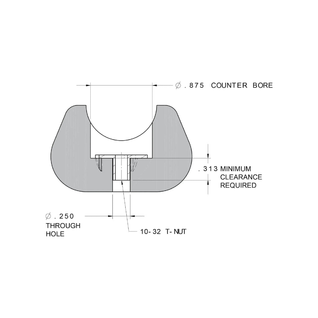 Atlas Bipod BT1517 Rail Mounting Fastener Set, product image 2