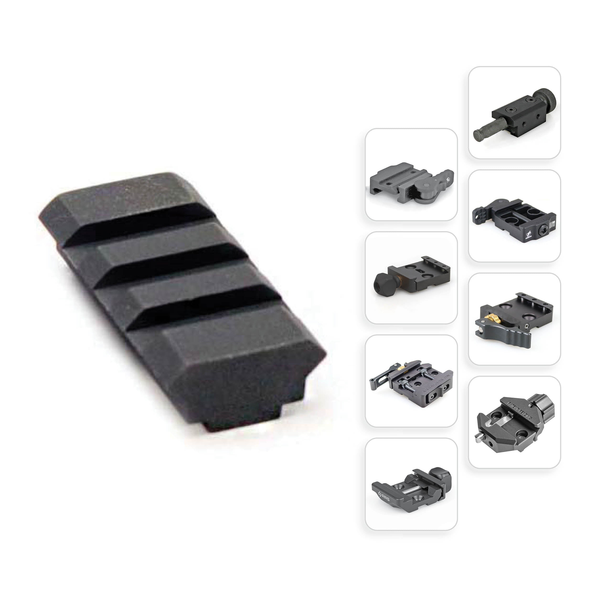 Atlas Bipod BT20-B Accuracy International Spigot Bottom Rail, product image 2