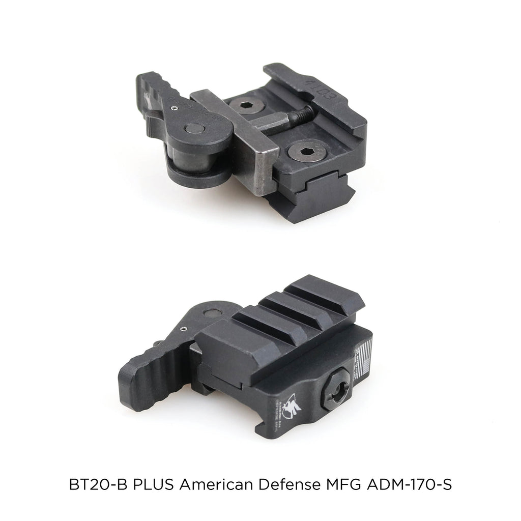 Atlas Bipod BT20-B PLUS Accuracy International Spigot Bottom Rail with Clamp, product image 2