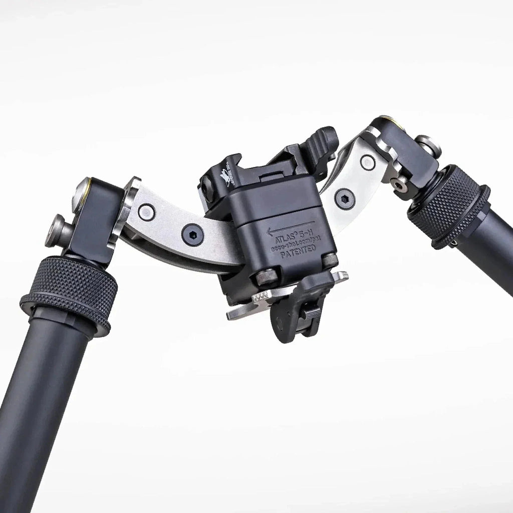 Atlas Bipod BT35-LW17 5-H with ADM-4103LA74 5-H Lever QD Mount, product image 2