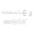Atlas Bipod BT63 Nose Rail, product image 3