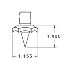 Atlas Bipod BT74 Raider Cleat Feet, product image 3