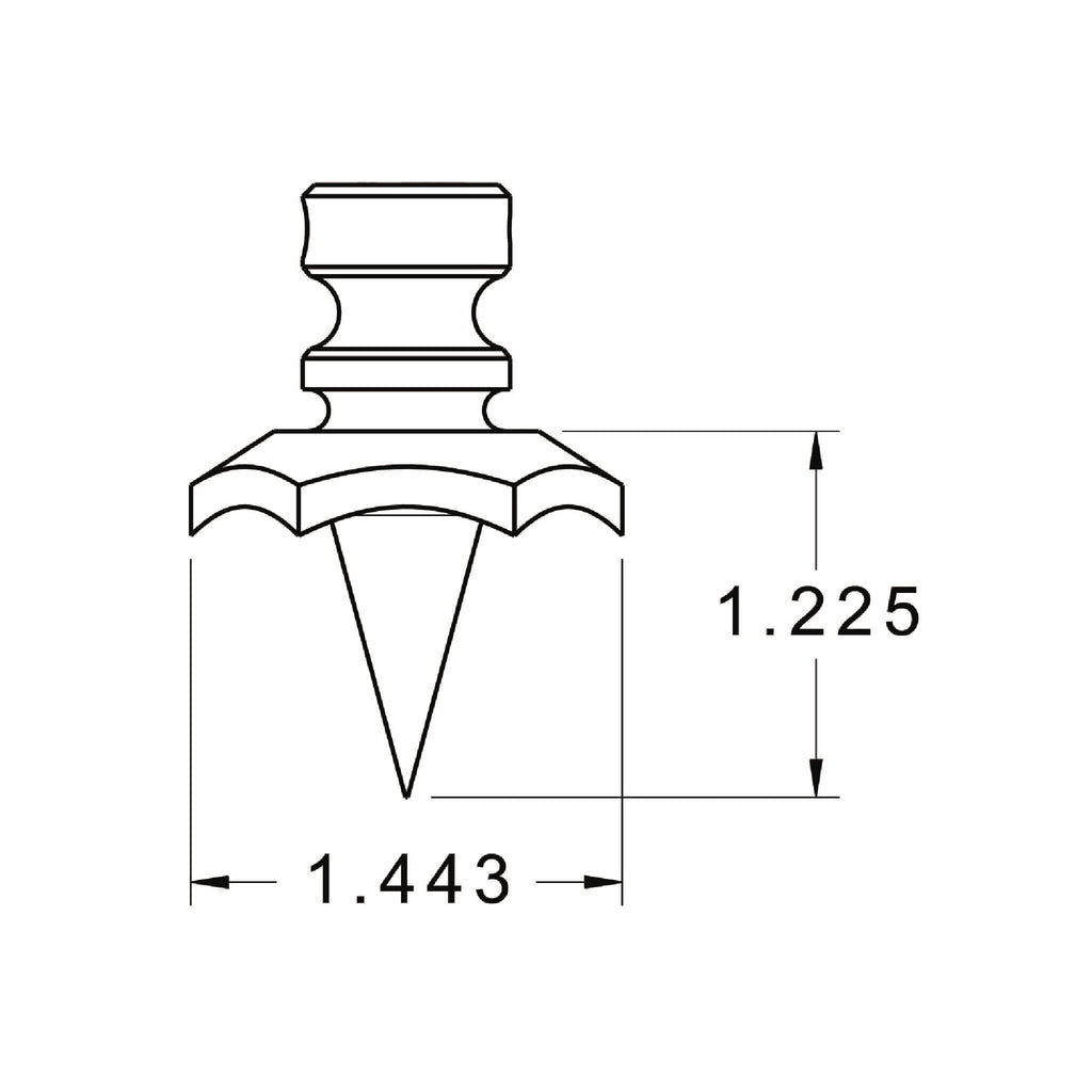 Atlas Bipod BT75 Raider Cleat Feet for 5-H & Super CAL, product image 3