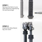 Atlas Bipod BT85 Adjustable Leg Extensions, product image 3