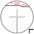 Burris Eliminator 5 LaserScope 5-20x50 Rifle Scope X96, X96 reticle diagram