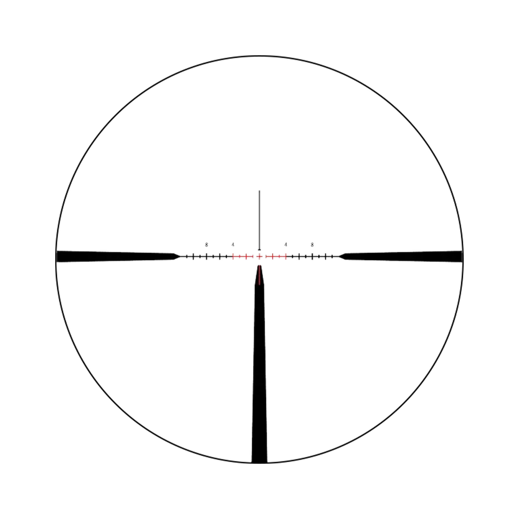 Burris Veracity 2.5-12x42 Rifle Scope Illuminated 3PW-MOA, 3PW-MOA reticle diagram