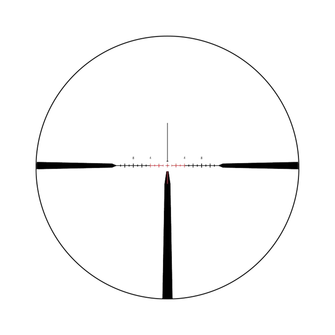 Burris Veracity 2.5-12x42 Rifle Scope Illuminated 3PW-MOA, 3PW-MOA reticle diagram