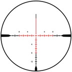 Burris Veracity 3-15x44 FFP Rifle Scope Illuminated RC-MOA, RC-MOA reticle diagram