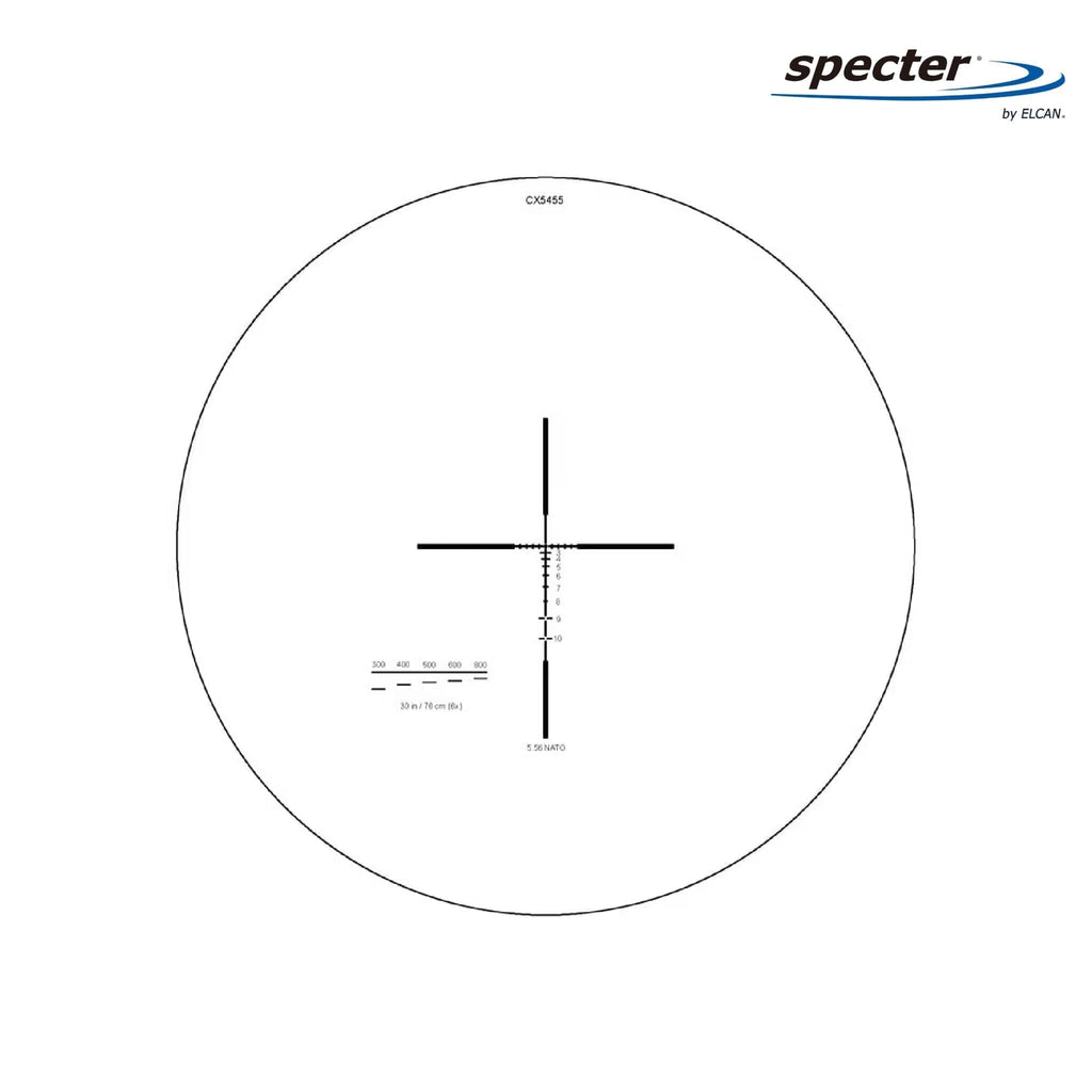 ELCAN SpecterDR 1.5x/6x Rifle Scope, .223/5.56 BDC Reticle, Flat Dark Earth, product image 5