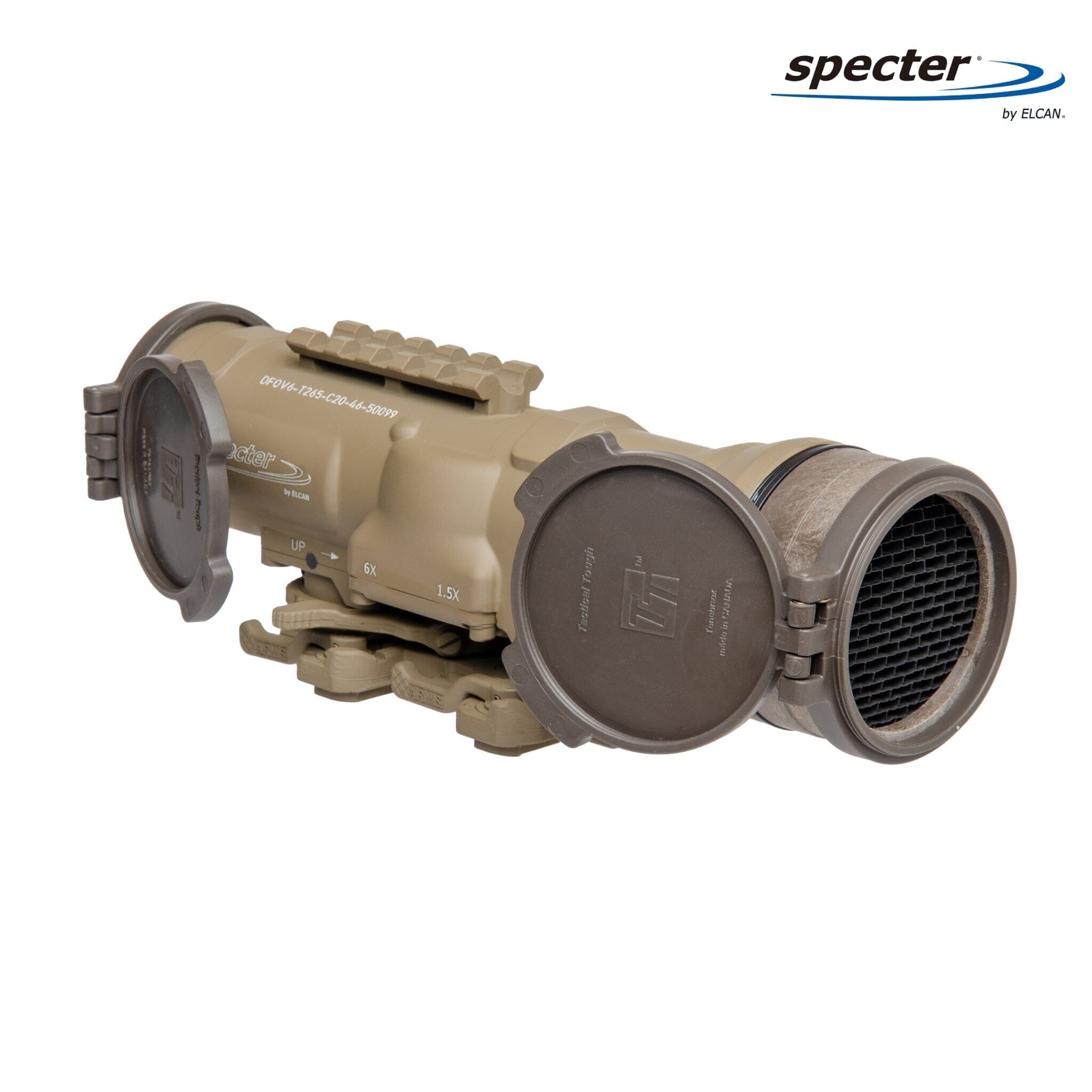ELCAN SpecterDR 1.5x/6x Rifle Scope, .308/7.62 BDC Reticle, Flat Dark Earth, product image 4