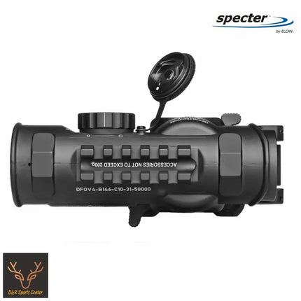 ELCAN SpecterDR 1.5x/6x 5.56 BDC Black Scope w/Flip Covers, ARD & A.R.M.S. Levers DFOV6-B146-C10 LPVO Rifle Scope ELCAN SpecterDR 