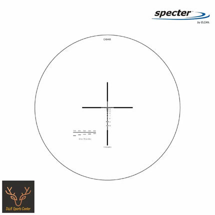 ELCAN SpecterDR 1.5x/6x 5.56 BDC FDE Scope w/Flip Covers, ARD & A.R.M.S. Levers DFOV6-T265-C10 LPVO Rifle Scope ELCAN SpecterDR 