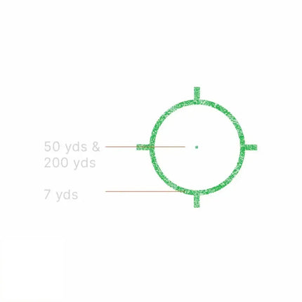 EOTech HHS-GRN Hybrid Sight EXPS2-0GRN HWS with G33.STS Magnifier Holographic Weapon Sight EOTech 
