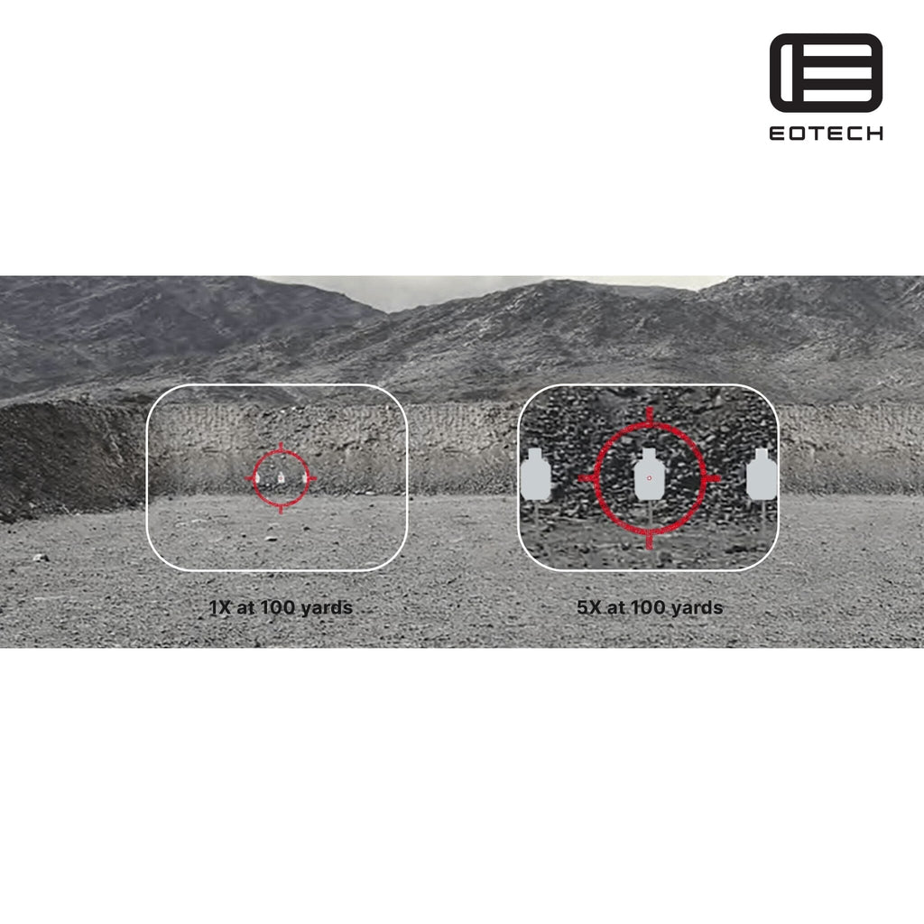 EOTech HHS V Holographic Hybrid Sight – EXPS3-4 Holographic Weapon Sight with G45 5× Magnifier Holographic Weapon Sight EOTech 