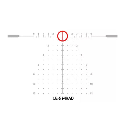 EOTech Vudu 1-10x28 FFP Rifle Scope LE-5 MRAD Reticle Black VDU1-10FFLE5 LPVO Rifle Scope EOTech 