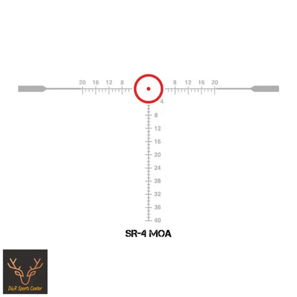 EOTech Vudu 1-10x28 FFP Rifle Scope SR-4 MOA Reticle Black VDU1-10FFSR4 LPVO Rifle Scope EOTech 