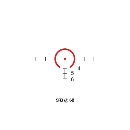 EOTech Vudu 1-6x24 FFP Rifle Scope Red 5.56 BDC SR3 MOA Reticle VUDU1-6FFPSR3 LPVO Rifle Scope EOTech 