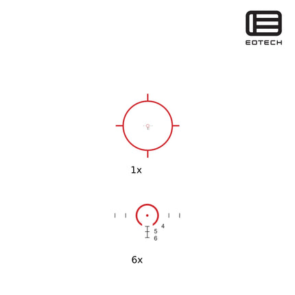 EOTech Vudu 1-6x24 FFP Rifle Scope Red 5.56 BDC SR3 MOA Reticle - VUDU1-6FFPSR3 LPVO Rifle Scope EOTech 