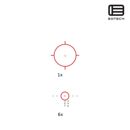 EOTech Vudu 1-6x24 FFP Rifle Scope Red 7.62 BDC SR2 MOA Reticle - VUDU1-6FFPSR2 LPVO Rifle Scope EOTech 