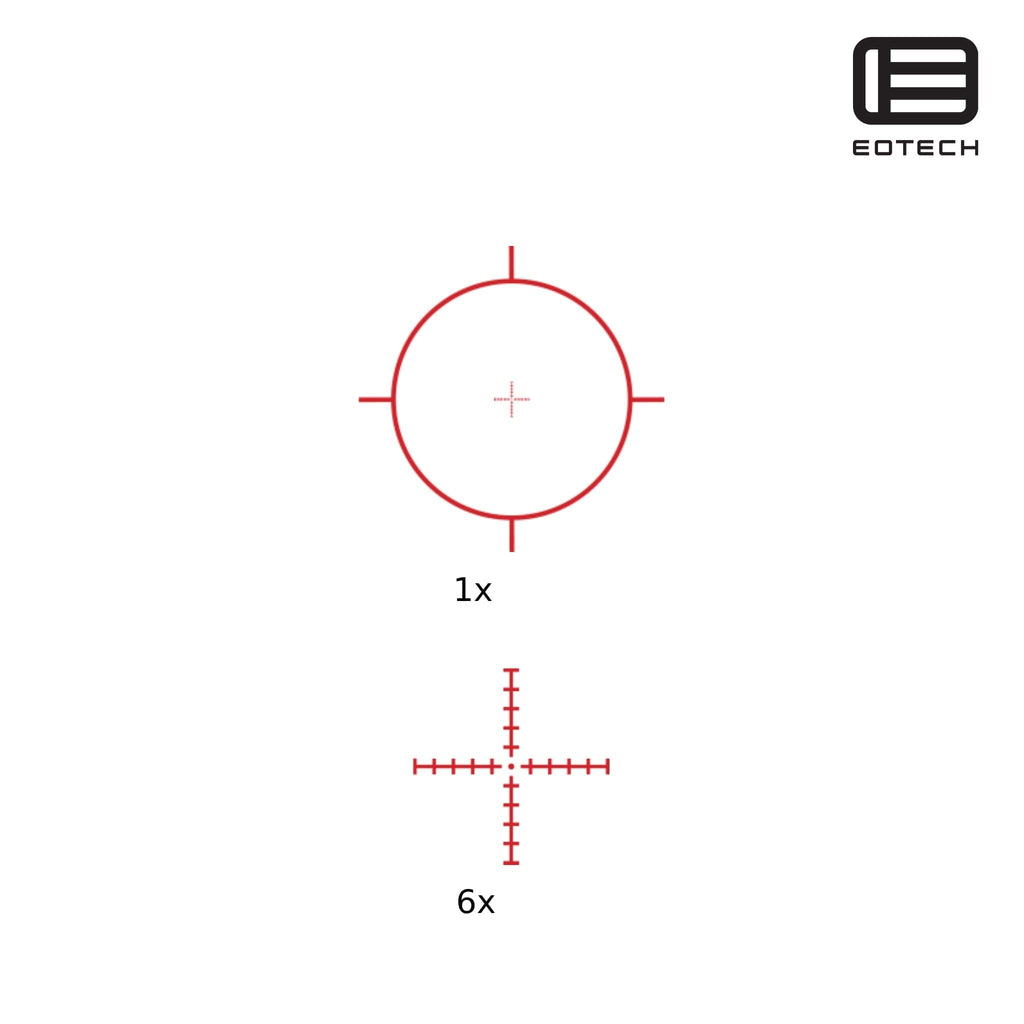 EOTech Vudu 1-6×24 FFP Rifle Scope - SR-1 MOA Reticle, 30mm Tube LPVO Rifle Scope EOTech
