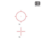 EOTech Vudu 1-6×24 FFP Rifle Scope - SR-1 MOA Reticle, 30mm Tube LPVO Rifle Scope EOTech