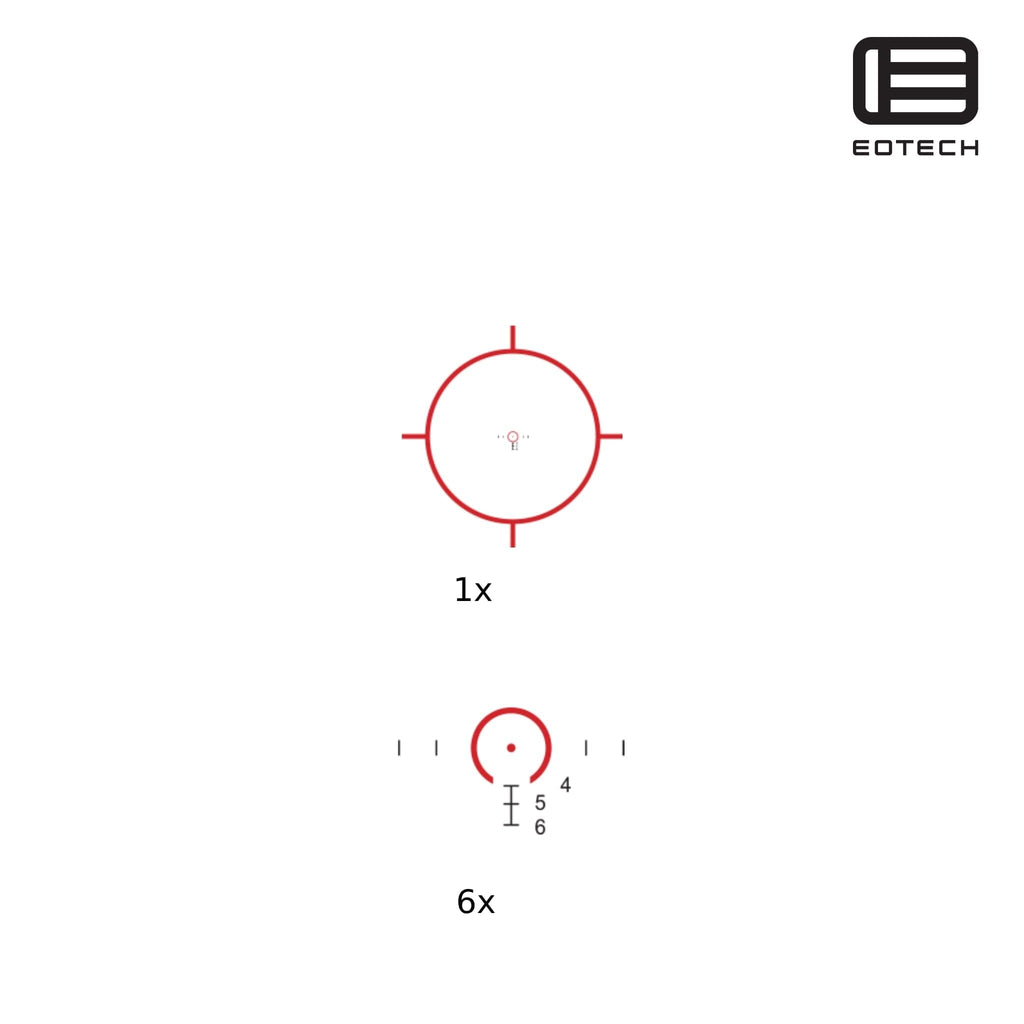 EOTech Vudu 1-6×24 FFP Rifle Scope - SR-3 MOA Reticle, 30mm Tube LPVO Rifle Scope EOTech